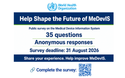Help Shape the Future of WHO’s MeDevIS Platform
